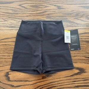 TYR 3.25 Black High Waist Athletic Shorts